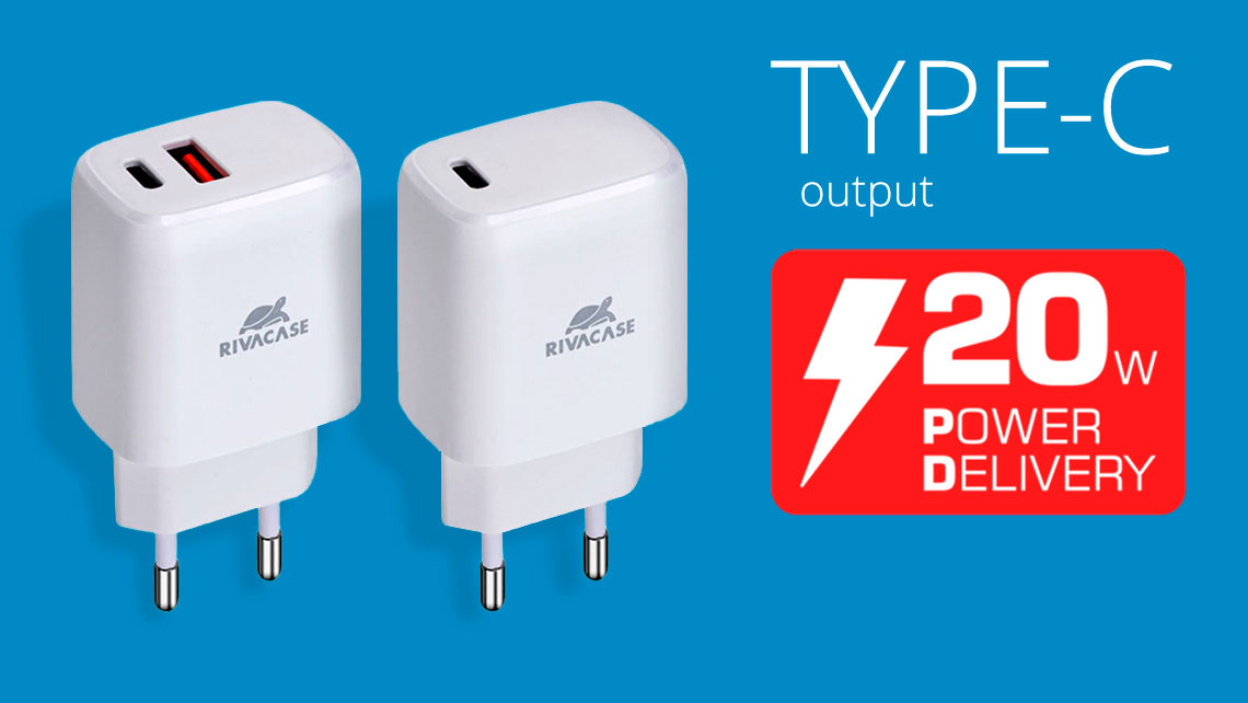 RIVACASE PS4191 & PS4192 wall chargers - Maximum charging speed for your iPhone