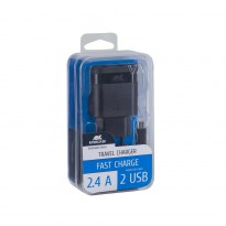 VA4122 BD1 EN wall charger (2 USB /2.4 A), with Micro USB cable