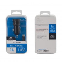 VA4211 BD1 EN car charger (1 USB / 1 A), with Micro USB data cable