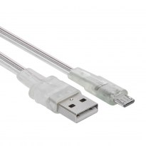 VA6000 TR12 Micro USB cable 1.2m transparent